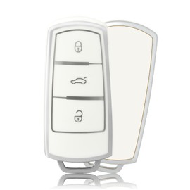 OFFCURVE Key Case Car Key Cover Key Case Protective Cover for VW Volkswagen CC Passat B6 B7 3C CC GTI Alltrack Variant Magotan B5 Cady Golf Polo Sharan