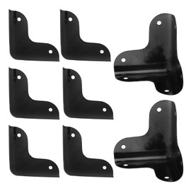 jojofuny Protectores De Esquinas De Metal Redondas 8 Piezas para Maletas y Bolsos, Cubiertas Decorativas Resistentes, Fáciles de Instalar, Perfectas para Viajes y Uso Diario