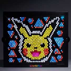Lite-Brite Super Bright HD, Pokémon Edition - Creative Retro Light-Up Screen, Educational Play for Children, Enhances Creativity, Gift for Boys and Girls Ages 6+