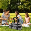 QEES Insulated Casserole Carriers for Hot or Cold Food,Double Decker