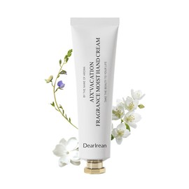 Dear Irean Fragrance Moist Hand Cream for Dry Cracked Hands with Multiple Hydrating Extracts and Long Time Lasting Moisturizing, Available In All Seasons, 1.18 Oz Tube (AIX'VACATION)