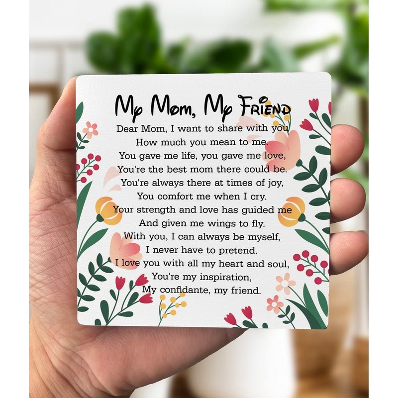 Gift for Mom from Daughter or Son - "My Mom,