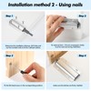 Mudder 10 Pcs Cabinets Latches Magnetic Push Catch to Open