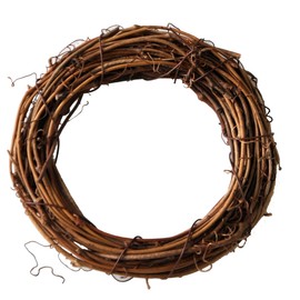 Ougual DIY Crafts Natural Grapevine Wreaths (10 Inch, 3 Pack)