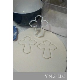 CROSS FIRST COMMUNION CHURCH COOKIE CUTTER FONDANT BAKING TOOL USA PR579