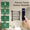 TRUSTMI Electric Towel Heated Rack, Wall Mounted 6 Bar Towel