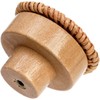 Nicunom 16 Pack Boho Rattan Dresser Knobs, Round Cabinet Knobs
