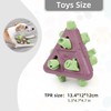 DogLemi Dog Durable Triangular Pet Chew Toy,Pet Pyramid Indestructible Dispenser