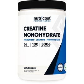 Nutricost Creatine Monohydrate Micronized Powder 500G, 100 Servings