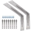 YUMORE Shelf Bracket Heavy Duty 14x8x2 in, 1/5IN Extra Thick