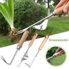 Lunyloer Unkrautentferner für den Garten, 3 Stück, multifunktionaler manueller Unkrautentferner