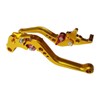 Gold CNC 6 Position Shorty Brake Clutch Lever for Honda