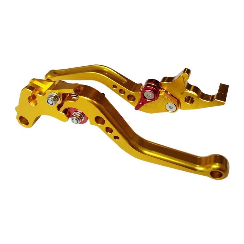 Gold CNC 6 Position Shorty Brake Clutch Lever for Honda