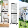 NectaCol Grid Wall Panels, 2 Packs 2'x 6' Gridwall Panels