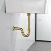 Heixutas Thickened Brass P Trap: 1 1/4 Bottle P-Trap Bathroom