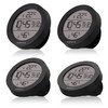 Kienzle Thermal Hygrometer Round with Temperature and Humidity Display, Time,