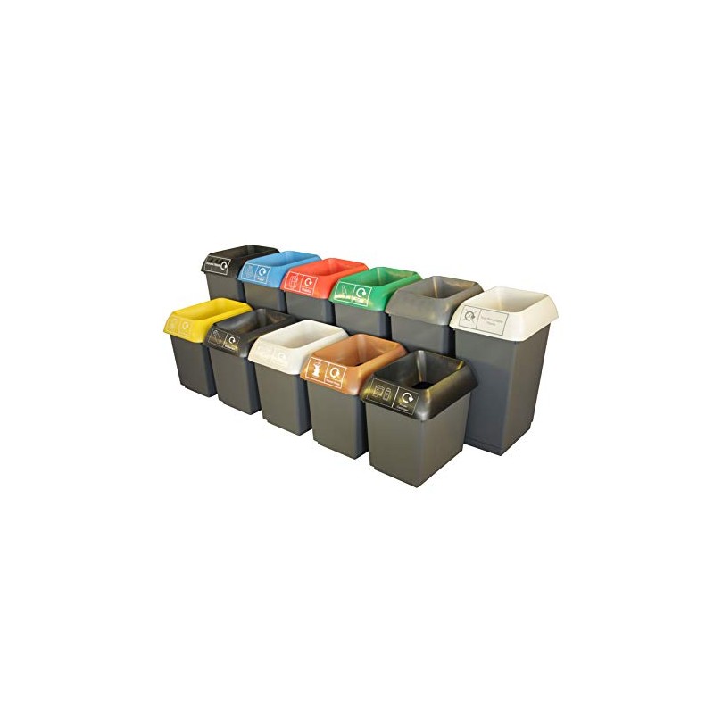 Chabrias Ltd 30 Litre Recycling Waste Bin With Lid &