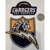 Unbranded 2-Los Angeles CHARGERS EMBROIDERED IRON ON PATCHES 3"x 2”&