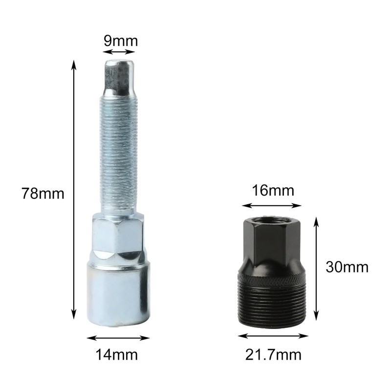 EUZUXU Crank Arm Puller Removal Tool Bicycle Extractor Pedal Road
