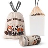 Trash bags, 4 Gallon Trash Bags Drawstring, Colorful & Portable