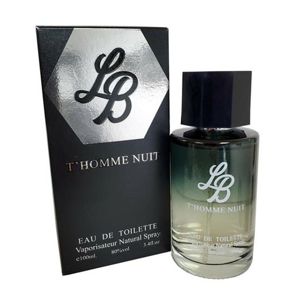 T'Homme Nuit Men's Cologne by Luxury Brand 3.4 Oz EDT