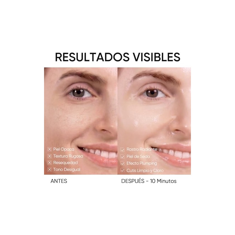 Skintific Mascarilla Facial Aclaradora Niacinamida Ácido Tranexámico Piezas Manchas Brillo