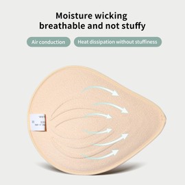 ONEFENG Mastectomy Prosthesis for Women, Spiral Latex Breast Prosthesis, Breathable Breast Shapes, Breast Pads, Bra Inserts, Cup Lifter