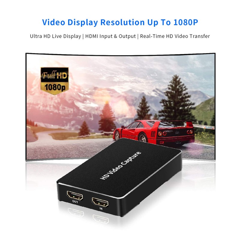 DriverGenius External USB3.0 to HDMI Video/Audio Capture Device - 1080P