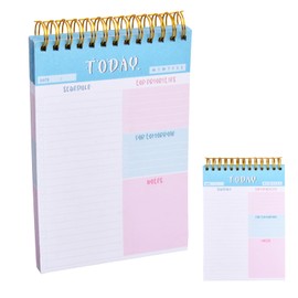 To Do Lists Pad, 16 x 11.4 cm, 50 Pages Colourful To-Do List Notebook, Thicker Paper Task Planner for Office, Home, School, Daily Planner Notepad for Tasks, Appointments, Notes