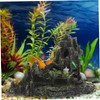 Levemolo Fish Tank Decoration Realistic Resin Rockery Large Scale Fish
