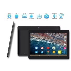 Azpen Innovate 10: 10.1" Android 10 Tablet 2GB RAM 32GB Storage Dual Cameras