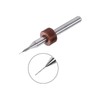 TOP-VIGOR 10Pcs 0.1mm Micro Drill Bit, 1/8 Inch Shank PCB