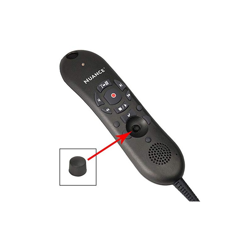 Mouse Trackpoint Rubber Tip Replacement for Nuance Dictaphone Powermic II