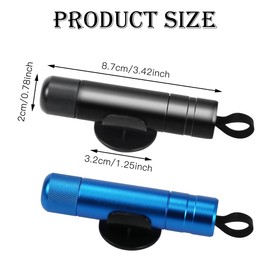 UptVin Pack of 2 Car Safety Hammer, Portable Window Breaker and Seat Belt Cutter for Car Window Emergency Rescue Tool - Blue & Black