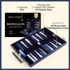 Magic Vosom Travel Small 11 Inch Backgammon Blue Sets Classic