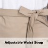 TOPTIE Denim Half Apron Waist Apron Unisex Waitress/Waiter Apron-Khaki