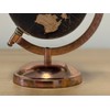 EXERZ 13cm Globe with Bronze Base, Handcraft Decorative Globe SI-3937