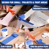 WORKPRO Small Paint Roller 2.5 inch 12-Pack, Mini Foam Paint