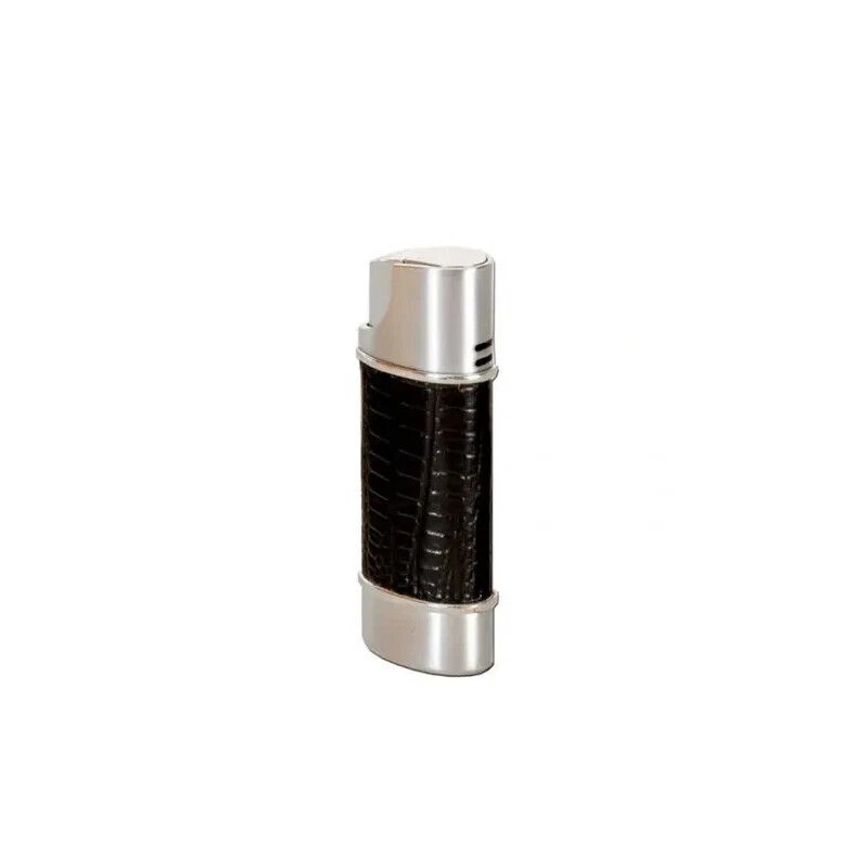 BRIZARD & CO NANO CIGAR LIGHTER INDIAN ROSEWOOD WOOD BROWN