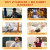 Vitamin D3 5000IU + K2 (MK-7) 120mcg, Sugar-Free Vitamin D3