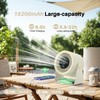 Ausic Powerful Desk Fan Utra-quiet for Bedroom, 15200mAh Small Turbo