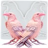 Bird Silicone Mold Crow Fondant Mold Bird Candy Chocolate Molds