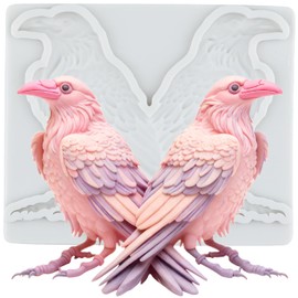 Bird Silicone Mold Crow Fondant Mold Bird Candy Chocolate Molds