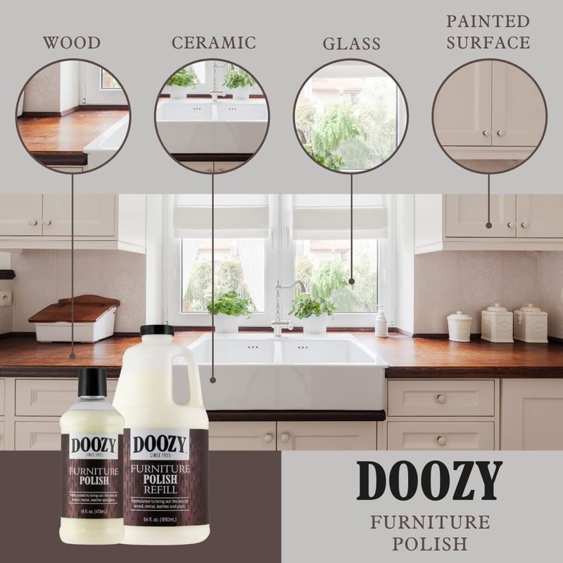 Doozy 64 oz Furniture & Cabinet Polish for All Wood