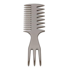Peine de peinado para hombre con dientes anchos y cabeza de aceite, herramienta profesional para peluquería, ideal para todos los tipos de cabello y estilos, 2