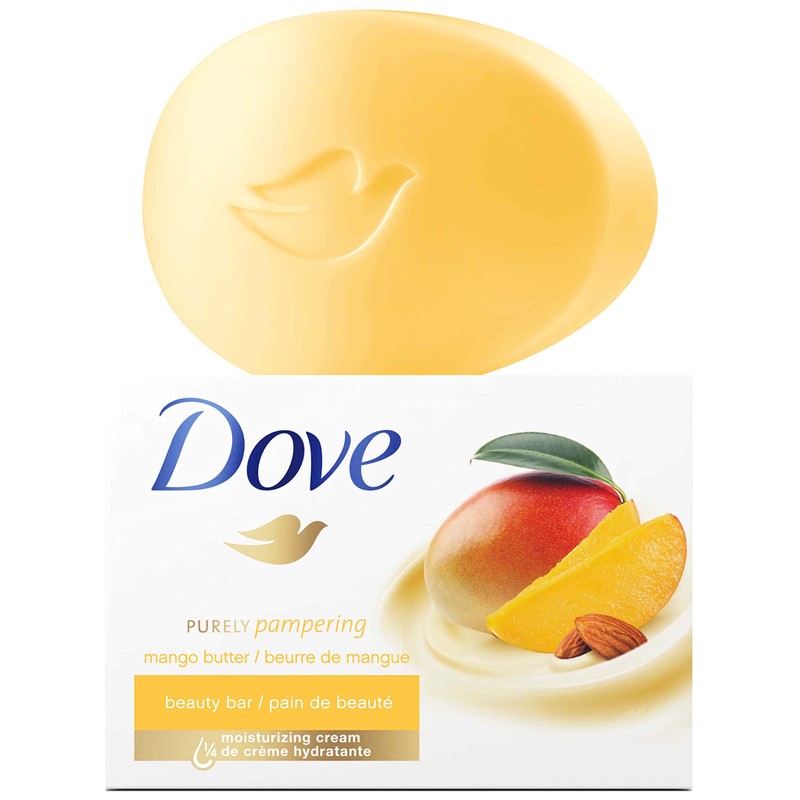 Dove Beauty Bar To Moisturize Dry Skin With Mango Butter