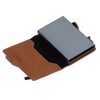 Wallet Aluminium Alloy PU Anti Lost Ultra Thin ID Credit