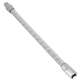 Flexible Extension Bar Shaft Drive Flexible Socket Extension Bar Adapter Bit Holder Connecting Link Bendable Elastic Joint Head Post for 1/2” Jack(350mm)