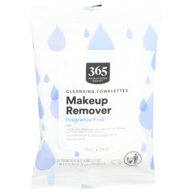 365 by Whole Foods Market, Cleansing Towelettes Makeup Remover, 10 Count