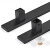 Ranbo H-Shaped 12" Length Rectangle Back to Back Large Push